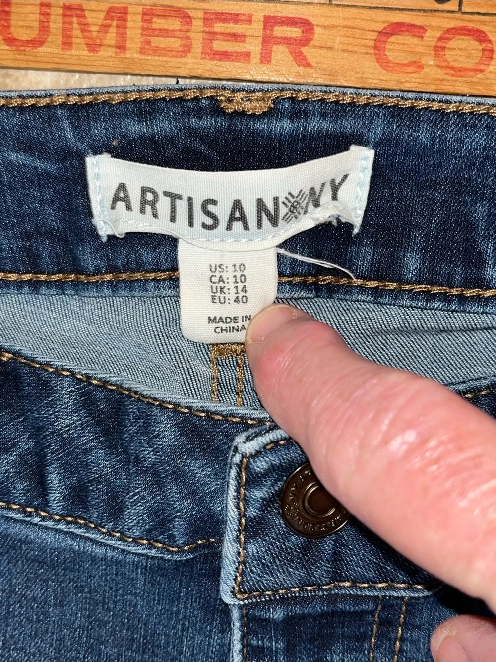 Artisan NY  Skinny Jeans - Classic Blue Denim